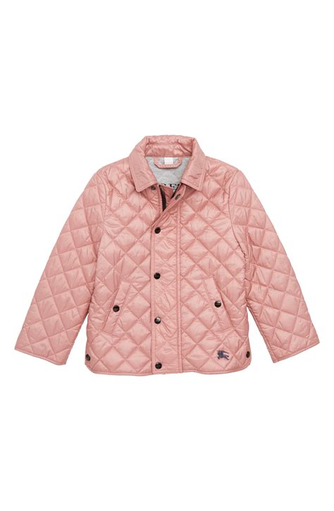 burberry toddler jackets|burberry girls' diamond quilted jacket.